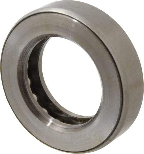 INA Bearing - 2" Inside x 3-11/32" Outside Diam, 7/8" Thick, Steel Ball Thrust Bearing - 32,500 Lbs. Static Capacity, 13,400 Max Pressure x Velocity - Caliber Tooling