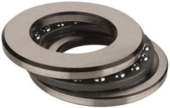 INA Bearing - 1-1/2" Inside x 2-19/32" Outside Diam, 5/8" Thick, Steel Ball Thrust Bearing - 10,000 Lbs. Static Capacity, 4,350 Max Pressure x Velocity - Caliber Tooling