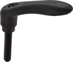 Gibraltar - 5/16-18, 0.53" Hub Diam, Thermoplastic Elastomer Adjustable Clamping Handle - 1.57" Stud Length - Caliber Tooling