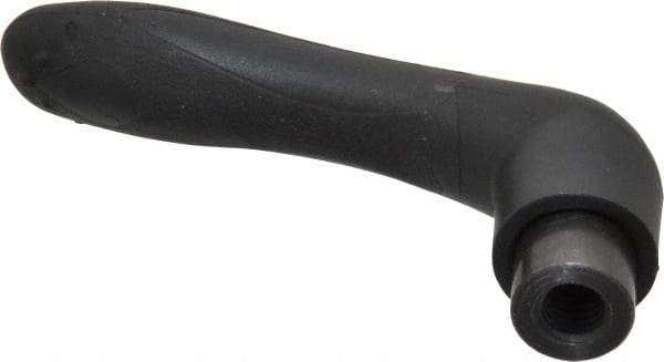 Gibraltar - 3/8-16, 0.63" Hub Diam, Thermoplastic Elastomer Adjustable Clamping Handle - Caliber Tooling