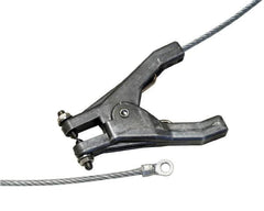 Hubbell Workplace - 19 AWG, 3 Ft., Hand Clamp, Terminal, Grounding Cable with Clamps - Noninsulated - Caliber Tooling