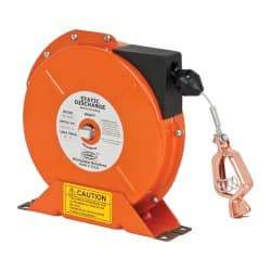 Hubbell Workplace - 1/8 Inch x 30 Ft. Stranded Cable Grounding Reel - Spring Driven Reel - Caliber Tooling