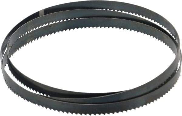 Starrett - 6 TPI, 5' 4-1/2" Long x 1/2" Wide x 0.025" Thick, Welded Band Saw Blade - Carbon Steel, Toothed Edge, Raker Tooth Set, Flexible Back, Contour Cutting - Caliber Tooling