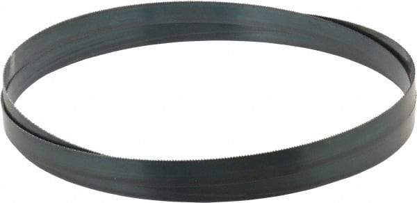 Starrett - 14 TPI, 9' Long x 3/4" Wide x 0.032" Thick, Welded Band Saw Blade - Carbon Steel, Toothed Edge, Raker Tooth Set, Flexible Back, Contour Cutting - Caliber Tooling