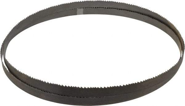 Starrett - 5 to 8 TPI, 10' 10-1/2" Long x 3/4" Wide x 0.035" Thick, Welded Band Saw Blade - Bi-Metal, Toothed Edge, Raker Tooth Set, Contour Cutting - Caliber Tooling