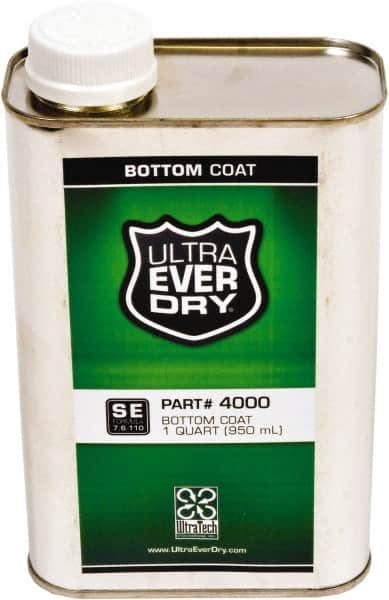 UltraTech - 1 Qt Metal Can Semi-Flat White Acrylic Coating - Approximately 250 Sq Ft/Gal Coverage, 528 g/L VOC Content, Direct to Metal - Caliber Tooling