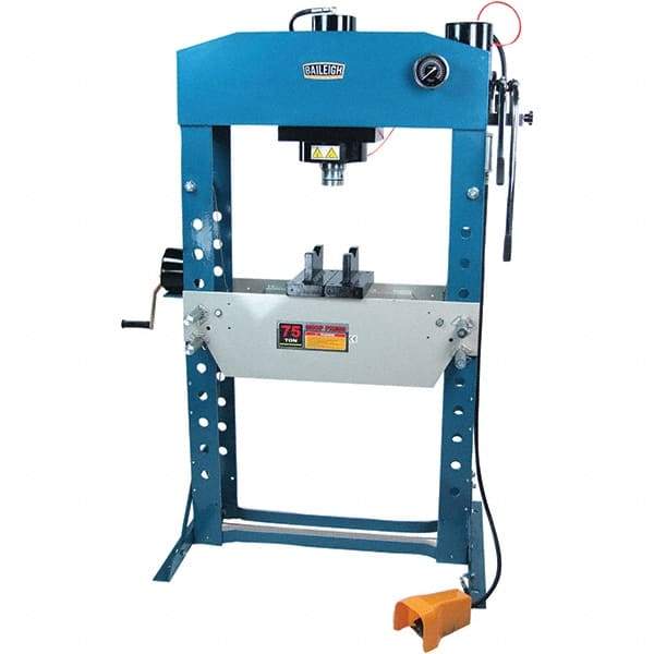 Baileigh - 75 Ton Pneumatic Shop Press - Caliber Tooling