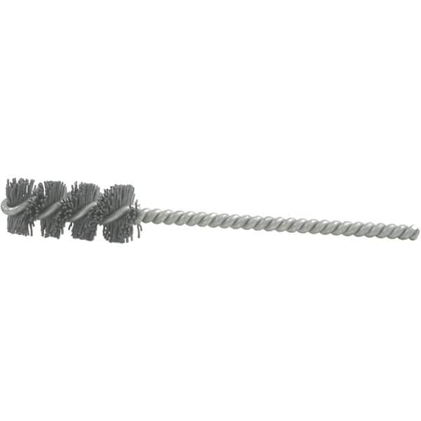 Brush Research Mfg. - 15/16" Bore Diam, 120 Grit, Silicon Carbide Flexible Hone - Medium, 1-1/2" OAL - Caliber Tooling