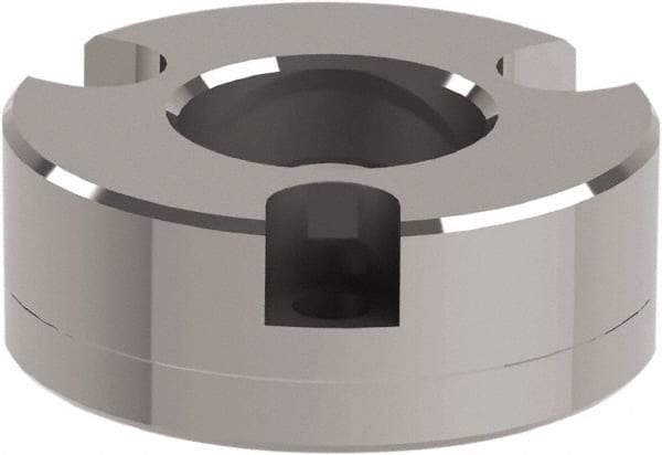 Jergens - Ball Lock System Compatible, Bolt-In Recessed Modular Fixturing Receiver Bushing - 16mm ID x 1.4567" OD, 1.4567" Overall Height - Caliber Tooling