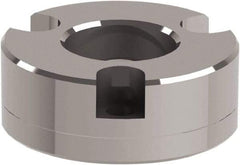 Jergens - Ball Lock System Compatible, Bolt-In Recessed Modular Fixturing Receiver Bushing - 25mm ID x 2-1/16" OD, 2-1/16" Overall Height - Caliber Tooling