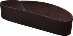 Made in USA - 2" Wide x 18-15/16" OAL, 50 Grit, Aluminum Oxide Abrasive Belt - Aluminum Oxide, Coarse, Coated - Caliber Tooling