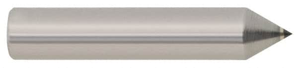 Tru-Maxx - 3/4 Carat Single Point Diamond Dresser - 2" Long x 3/8" Shank Diam - Caliber Tooling