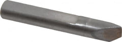 Made in USA - 0.01" Single Point Diamond Dresser - 1-9/16" Long x 1/4" Shank Diam, 40° Included Angle - Caliber Tooling