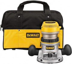 DeWALT - 2.25 hp, 8,000 to 24,000 RPM, Fixed Base Router Kit - 12 Amps, 1/4 and 1/2 Inch Collet - Caliber Tooling