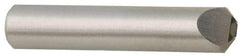 Value Collection - 1/3 Carat Single Point Chisel Edge Diamond - 2" Long x 3/8" Shank Diam, 75° Included Angle - Caliber Tooling