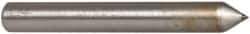 Norton - 1" Long x 1/8" Shank Diam Single Point Diamond Dresser - Convex Radius, 60° Included Angle - Caliber Tooling