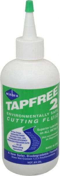 TapFree 2 - Tapfree 2, 8 oz Bottle Cutting & Tapping Fluid - Water Soluble, For Cleaning - Caliber Tooling