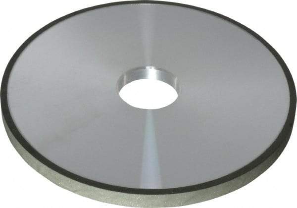 Made in USA - 6" Diam x 1-1/4" Hole x 3/8" Thick, N Hardness, 150 Grit Surface Grinding Wheel - Diamond, Type 1A1, Very Fine Grade - Caliber Tooling