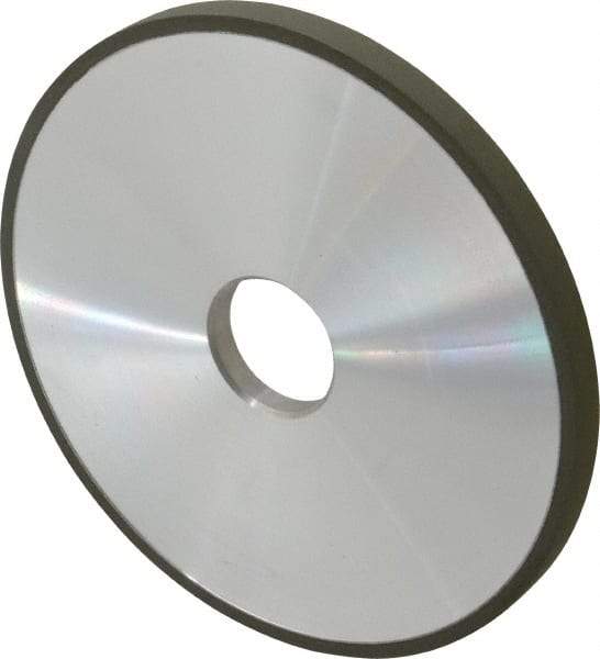 Made in USA - 6" Diam x 1-1/4" Hole x 3/8" Thick, N Hardness, 220 Grit Surface Grinding Wheel - Diamond, Type 1A1, Very Fine Grade - Caliber Tooling