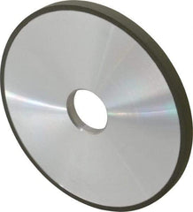 Made in USA - 6" Diam x 1-1/4" Hole x 3/8" Thick, N Hardness, 220 Grit Surface Grinding Wheel - Diamond, Type 1A1, Very Fine Grade - Caliber Tooling