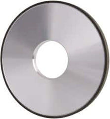 Made in USA - 4" Diam x 1-1/4" Hole x 1/4" Thick, N Hardness, 150 Grit Surface Grinding Wheel - Diamond, Type 1A1, Very Fine Grade - Caliber Tooling