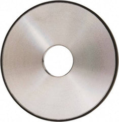 Made in USA - 5" Diam x 1-1/4" Hole x 1/4" Thick, N Hardness, 150 Grit Surface Grinding Wheel - Diamond, Type 1A1, Very Fine Grade - Caliber Tooling