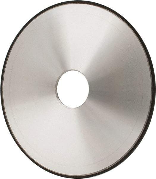 Made in USA - 6" Diam x 1-1/4" Hole x 1/8" Thick, N Hardness, 220 Grit Surface Grinding Wheel - Diamond, Type 1A1, Very Fine Grade - Caliber Tooling