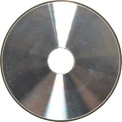 Made in USA - 6" Diam x 1-1/4" Hole x 1/4" Thick, N Hardness, 100 Grit Surface Grinding Wheel - Diamond, Type 1A1, Fine Grade - Caliber Tooling