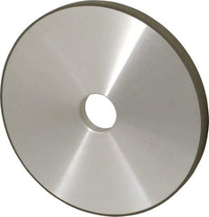 Made in USA - 7" Diam x 1-1/4" Hole x 1/2" Thick, N Hardness, 100 Grit Surface Grinding Wheel - Diamond, Type 1A1, Fine Grade - Caliber Tooling