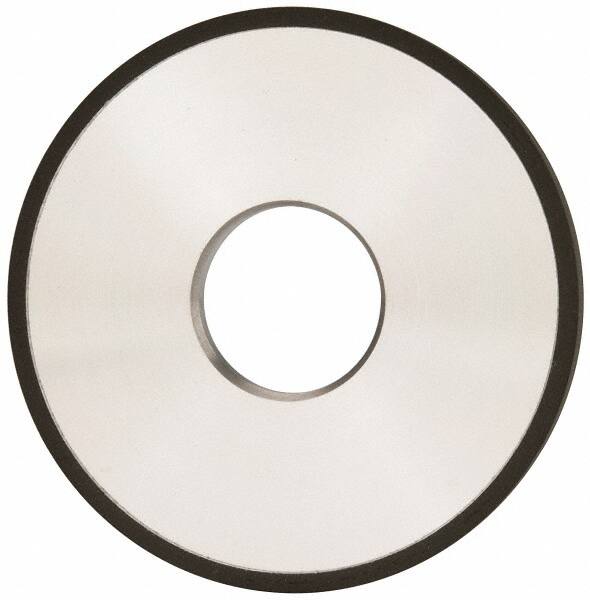 Made in USA - 4" Diam x 1-1/4" Hole x 1/4" Thick, N Hardness, 220 Grit Surface Grinding Wheel - Diamond, Type 1A1, Very Fine Grade - Caliber Tooling