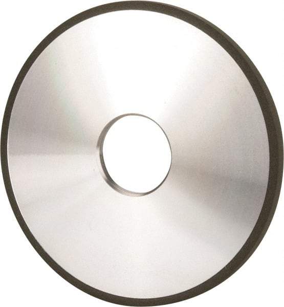 Made in USA - 5" Diam x 1-1/4" Hole x 1/4" Thick, N Hardness, 220 Grit Surface Grinding Wheel - Diamond, Type 1A1, Very Fine Grade - Caliber Tooling