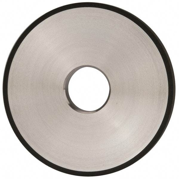 Made in USA - 5" Diam x 1-1/4" Hole x 1/2" Thick, N Hardness, 150 Grit Surface Grinding Wheel - Diamond, Type 1A1, Very Fine Grade - Caliber Tooling