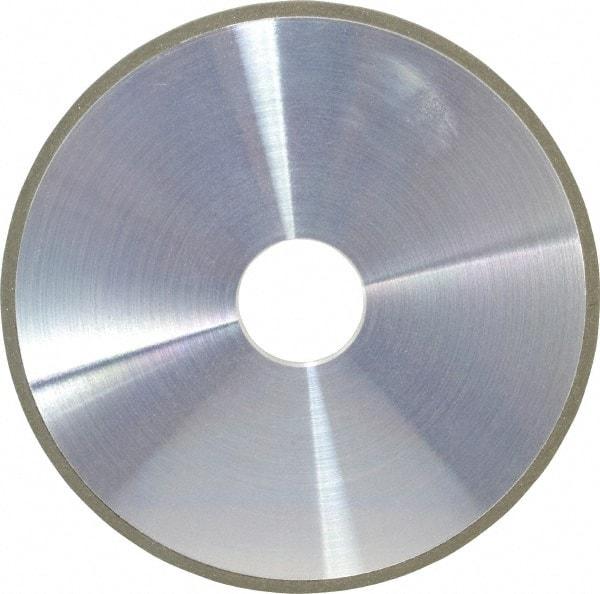 Made in USA - 6" Diam x 1-1/4" Hole x 3/16" Thick, N Hardness, 100 Grit Surface Grinding Wheel - Diamond, Type 1A1, Fine Grade - Caliber Tooling