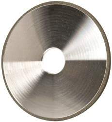 Made in USA - 6" Diam x 1-1/4" Hole x 1/4" Thick, N Hardness, 150 Grit Surface Grinding Wheel - Diamond, Type 1A1, Very Fine Grade - Caliber Tooling