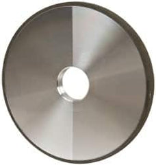 Made in USA - 6" Diam x 1-1/4" Hole x 1/2" Thick, N Hardness, 100 Grit Surface Grinding Wheel - Diamond, Type 1A1, Fine Grade - Caliber Tooling