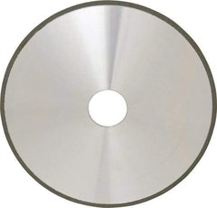 Made in USA - 7" Diam x 1-1/4" Hole x 1/8" Thick, N Hardness, 100 Grit Surface Grinding Wheel - Diamond, Type 1A1, Fine Grade - Caliber Tooling