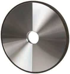 Made in USA - 7" Diam x 1-1/4" Hole x 1/2" Thick, N Hardness, 100 Grit Surface Grinding Wheel - Diamond, Type 1A1, Fine Grade - Caliber Tooling