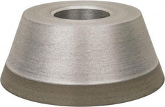 Made in USA - 3-3/4" Diam, 1-1/4" Hole Size, 1-1/2" Overall Thickness, 150 Grit, Type 11 Tool & Cutter Grinding Wheel - Very Fine Grade, Diamond - Caliber Tooling