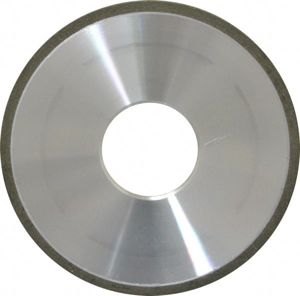 Made in USA - 4" Diam x 1-1/4" Hole x 1/8" Thick, 120 Grit Surface Grinding Wheel - Caliber Tooling