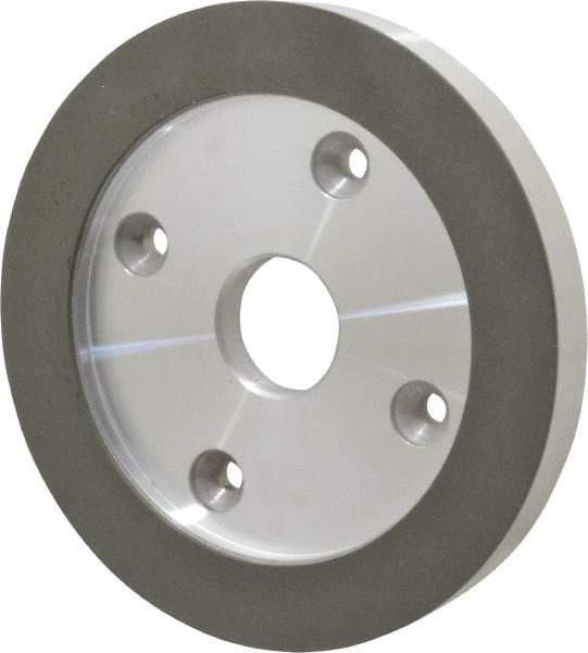 Made in USA - 6" Diam, 1-1/4" Hole Size, 3/4" Overall Thickness, 150 Grit, Type 6 Tool & Cutter Grinding Wheel - Very Fine Grade, Diamond - Caliber Tooling