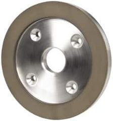 Made in USA - 6" Diam, 1-1/4" Hole Size, 3/4" Overall Thickness, 150 Grit, Type 6 Tool & Cutter Grinding Wheel - Very Fine Grade, Diamond - Caliber Tooling