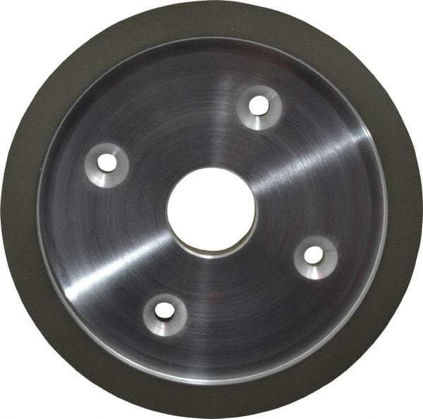 Made in USA - 6" Diam, 1-1/4" Hole Size, 3/4" Overall Thickness, 150 Grit, Type 6 Tool & Cutter Grinding Wheel - Very Fine Grade, Diamond - Caliber Tooling