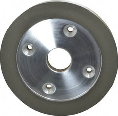 Made in USA - 6" Diam, 1-1/4" Hole Size, 3/4" Overall Thickness, 100 Grit, Type 6 Tool & Cutter Grinding Wheel - Fine Grade, Diamond - Caliber Tooling