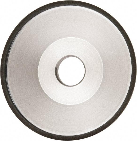 Made in USA - 6" Diam, 1-1/4" Hole Size, 1" Overall Thickness, 150 Grit, Type 12 Tool & Cutter Grinding Wheel - Very Fine Grade, Diamond - Caliber Tooling