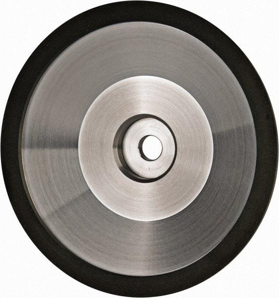 Made in USA - 6" Diam, 1-1/4" Hole Size, 1" Overall Thickness, 150 Grit, Type 12 Tool & Cutter Grinding Wheel - Very Fine Grade, Diamond - Caliber Tooling