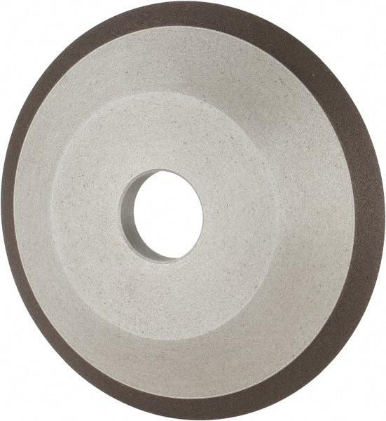 Made in USA - 6" Diam, 1-1/4" Hole Size, 3/4" Overall Thickness, 150 Grit, Type 12 Tool & Cutter Grinding Wheel - Very Fine Grade, Diamond - Caliber Tooling