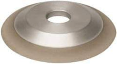 Made in USA - 6" Diam, 1-1/4" Hole Size, 3/4" Overall Thickness, 100 Grit, Type 12 Tool & Cutter Grinding Wheel - Fine Grade, Diamond - Caliber Tooling