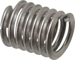 Heli-Coil - #6-32 UNC, 0.276" OAL, Free Running Helical Insert - 6-7/8 Free Coils, Tanged, 18-8 Stainless Steel, 2D Insert Length - Caliber Tooling