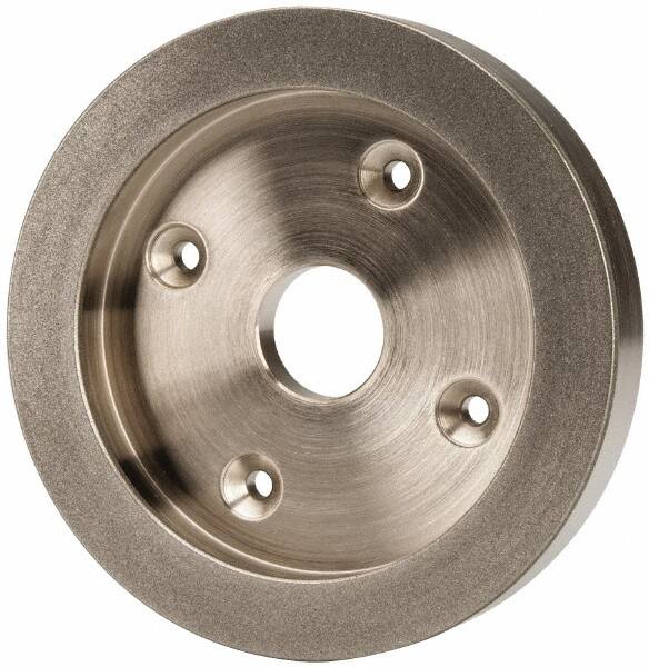 Made in USA - 6" Diam, 1-1/4" Hole Size, 1" Overall Thickness, 220 Grit, Tool & Cutter Grinding Wheel - Fine Grade, Diamond - Caliber Tooling