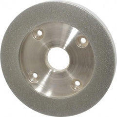 Made in USA - 6" Diam, 1-1/4" Hole Size, 3/4" Overall Thickness, 150 Grit, Tool & Cutter Grinding Wheel - Medium Grade, Diamond - Caliber Tooling